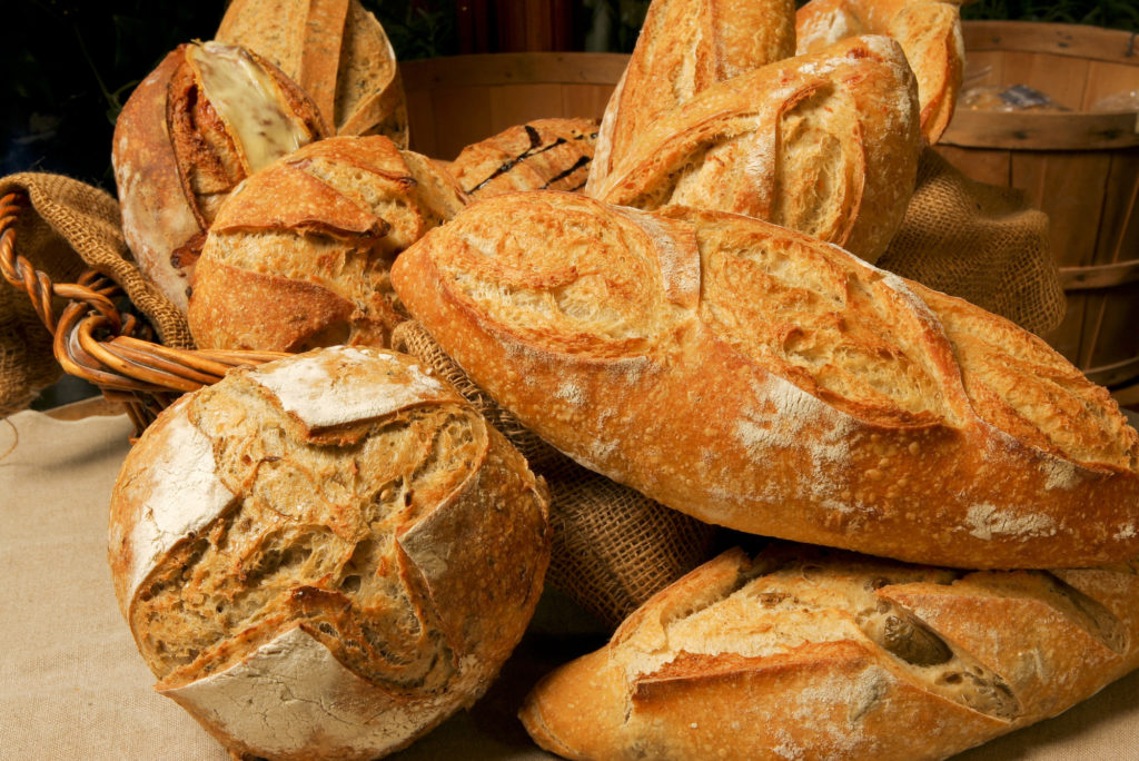 artisan bread loaves