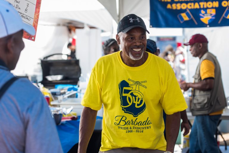 Surrey Through My Lens - Roger Moore - Fusion Fest - A Team Member at the Barbados Pavilion